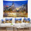 Cityscape madrid city centre tapestry-28503917