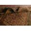 Tapis oriental brun et doré 8 x 10