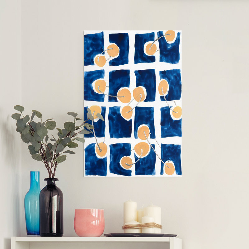 Casse-tête abstrait I - Impression sur toile seulement - NON-CADRE, H 27 po x l 18 po