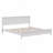 Platform Bed, White Solid Wood-2046963512