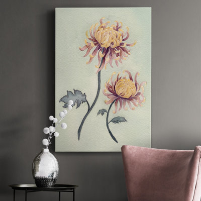 «Chrysanthemum Beauty II», peinture sur toile tendue