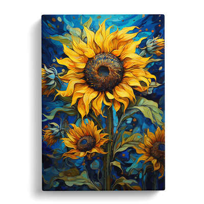 Sunflower Expressionism - No Frame Print