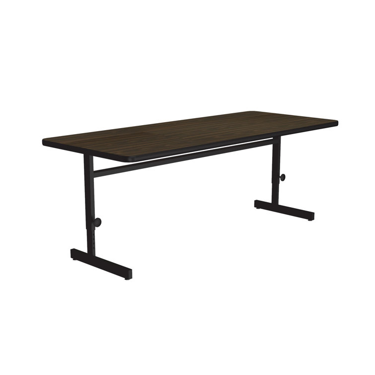 Rectangle 6 Person Height Adjustable 60'' L Computer Table