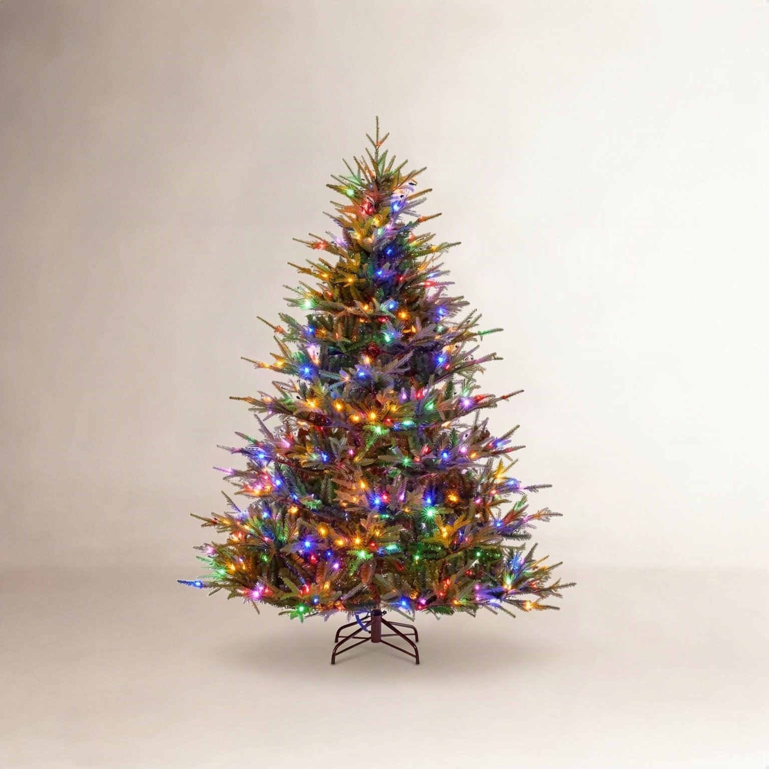 Pre-Lit Fir Christmas Tree, 7.5'