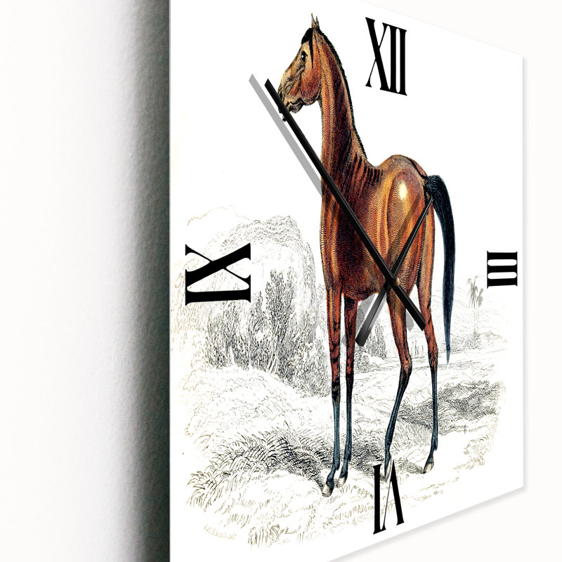 Horloge murale cheval, Très grand