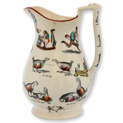 Staffordshire Earthenware Pitcher