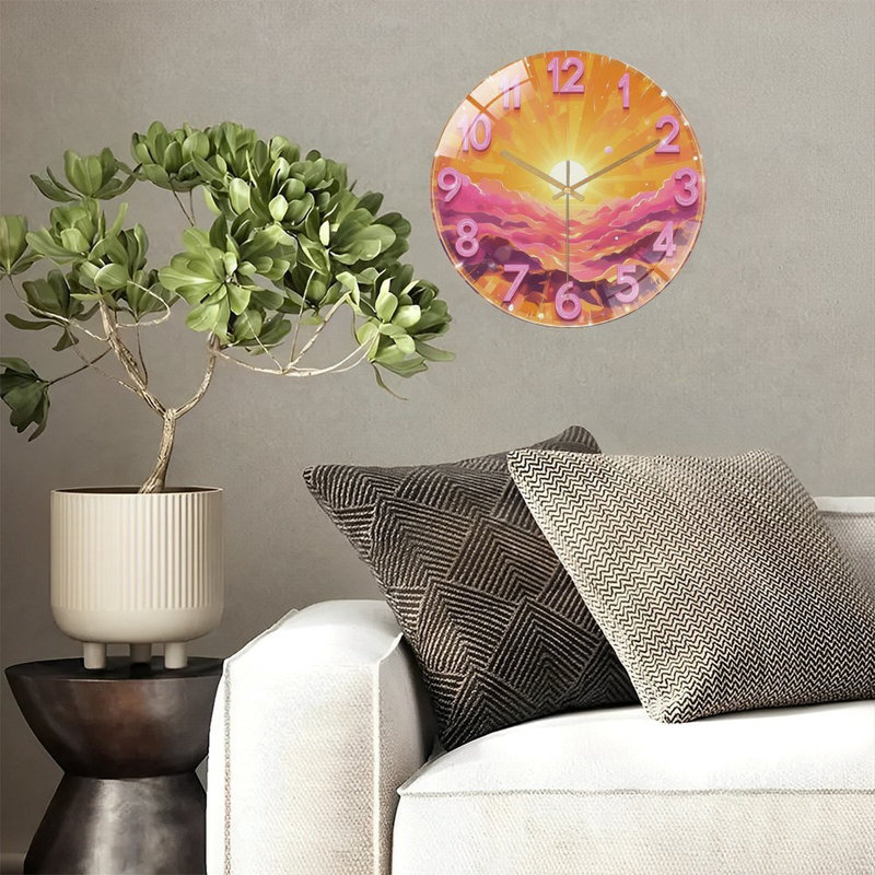 Horloge murale 12 po