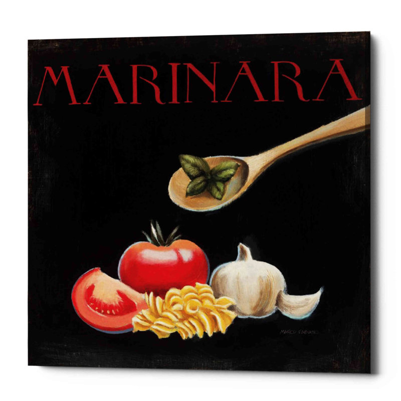 «Italian Cuisine IV» par Marco Fabiano, art mural sur toile, H 37 po x l 37 po x P 1,5 po