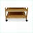 Kitchen Serving Cart with 2 Open Shelves &amp; Storage Drawer, Bamboo Contemporary Natural | Bamboo | Contemporary