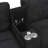 U-shaped Sectional Sofa (Black)-313851773