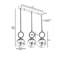 Cremont 3 - Light White Kitchen Island Pendant