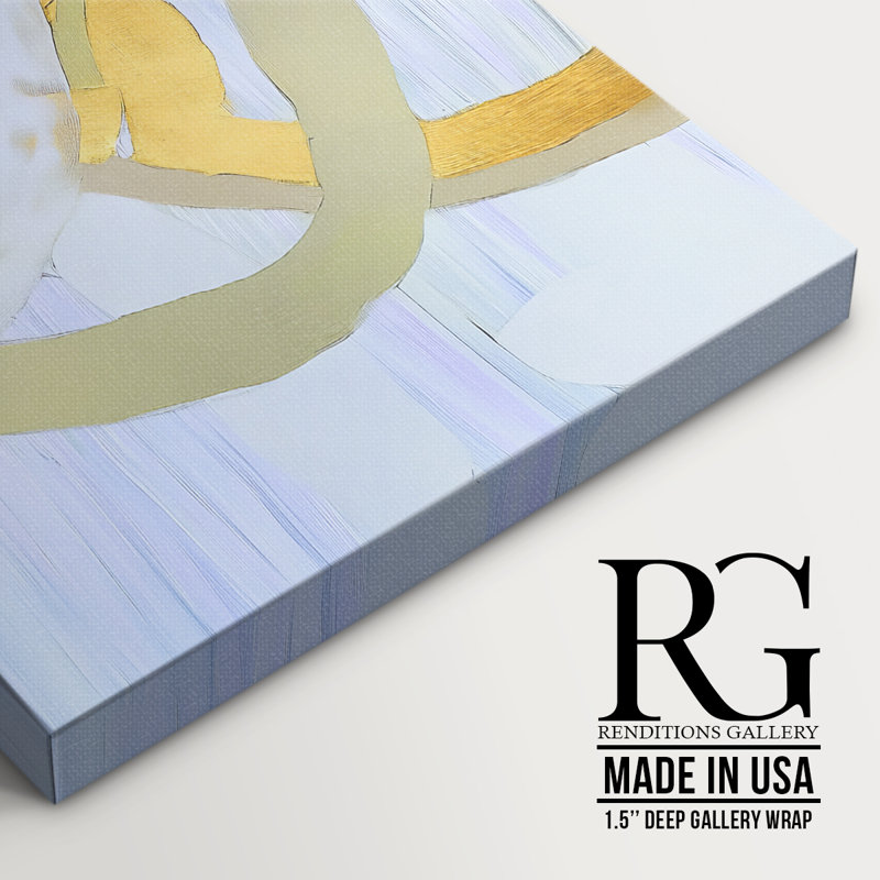 Abstract XXIV Gallery Wrapped Canvas - Ready To Hang, 27" H x 18" W