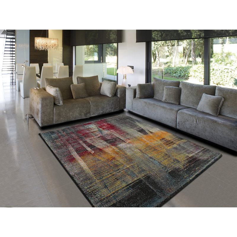 Delrio Abstract Area Rug, Rectangle 160 x 230cm
