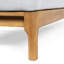 Ensemble de 2 chaises longues d'extérieur en bois d'acacia de 76,8 po avec dossier réglable à 4 positions et coussins imperméables - Ensemble de chaises longues Coastal Modern