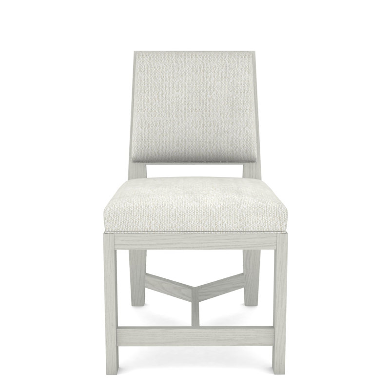 Thom Filicia Home Upholstered Back Side Chair, Kenworth Pearl, Casa Blanca