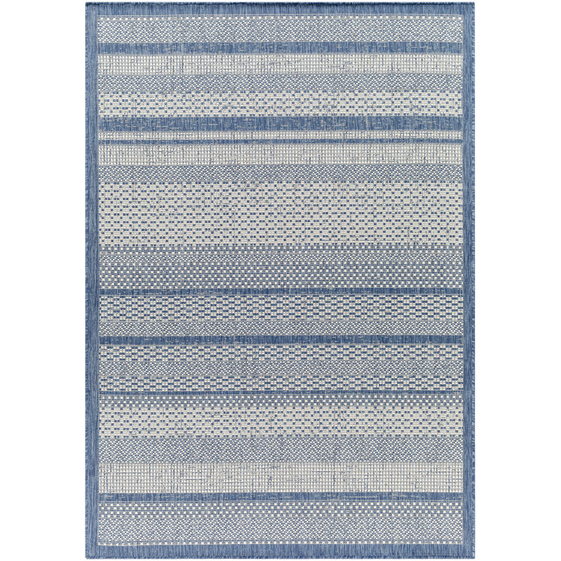 Bangaly Striped Indoor / Outdoor Rug, Rectangle 2' x 3'