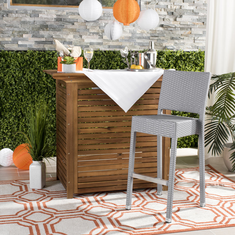 Tabouret de bar 29,5 po Ghent, gris