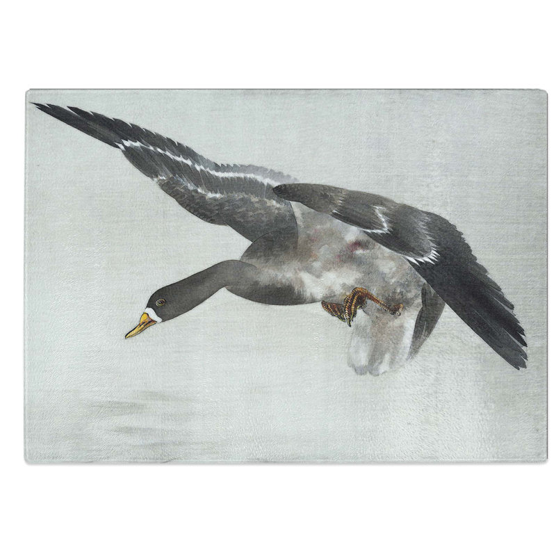 Glass Duck by Watanabe Seitei Chopping Board, 39 cm W x 28.5 cm L