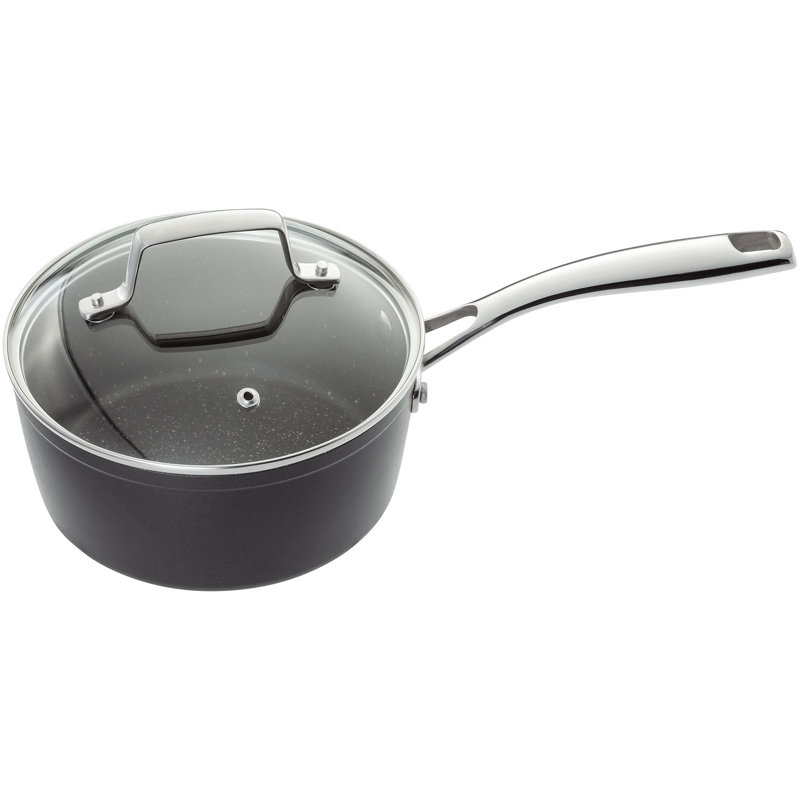Rocktanium Non-Stick Aluminum Saucepan, 1.5 L