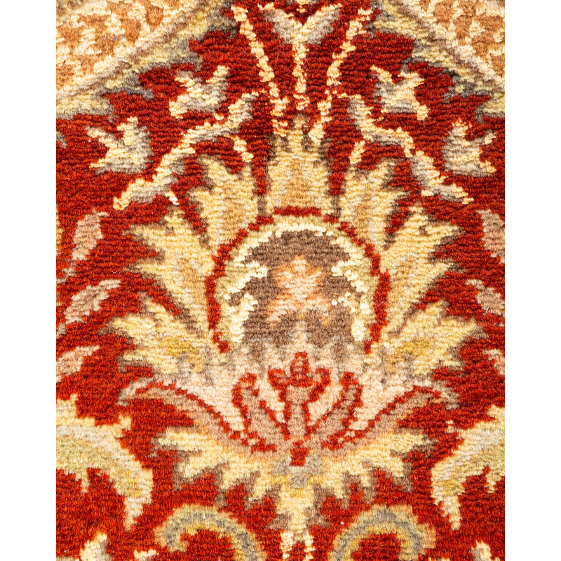 Tapis unique en laine noué à la main 6 pi 2 po x 9 pi 6 po nouvel âge Hayner