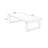 Burlywood Solid Wood Rectangular Coffee Table-109011874