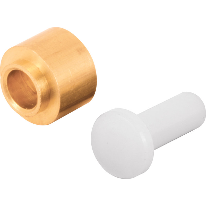 11/32 in. Flat Brass Sliding Window Roller