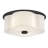 Delaney 2-Light Flush Mount Ceiling Light with Linen Shade-83713691