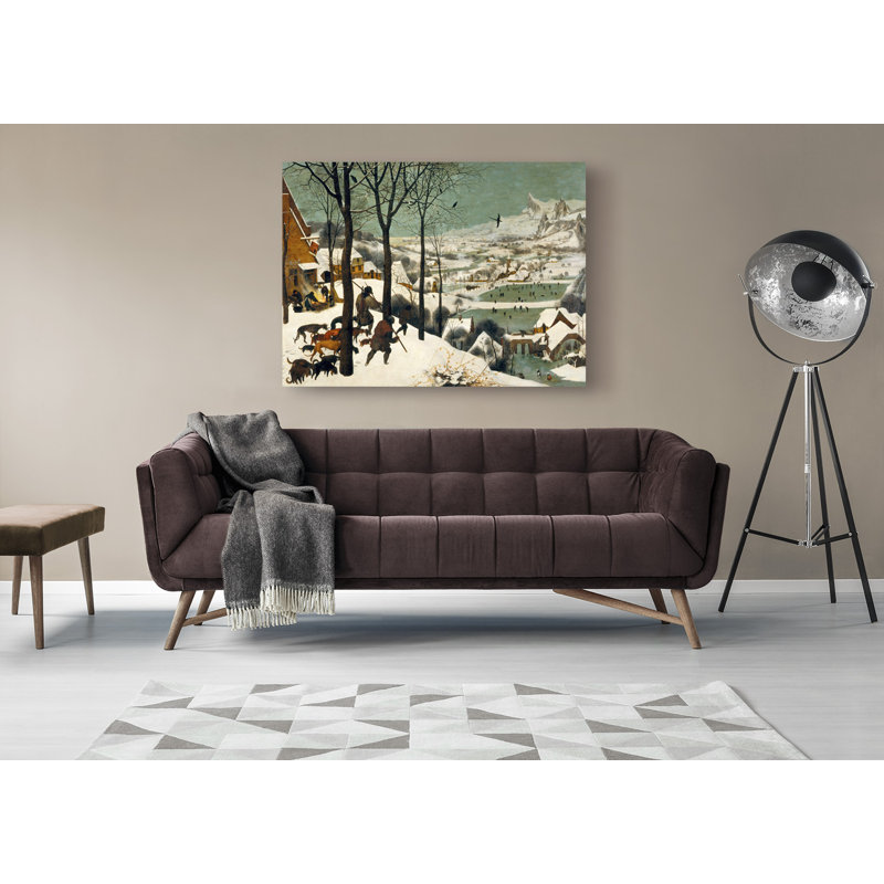 Hunters In The Snow (Winter) by Pieter Bruegel The Elder - Painting, Wrapped Canvas, 60cm H x 80cm W