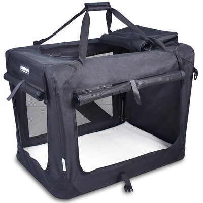 Collapsible Pet Carrier with 3 Doors
