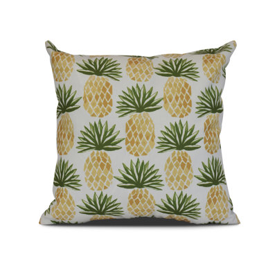 Tropical Resort Outdoor Square Pillow Cover & Insert