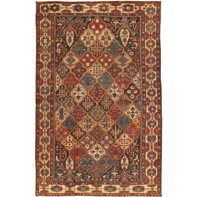 Antique One-of-a-Kind Rectangle 10'7" X 16'9" Hand Knotted Area Rug