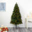 Sapin de Noël artificiel avec lumières claires-1900309559