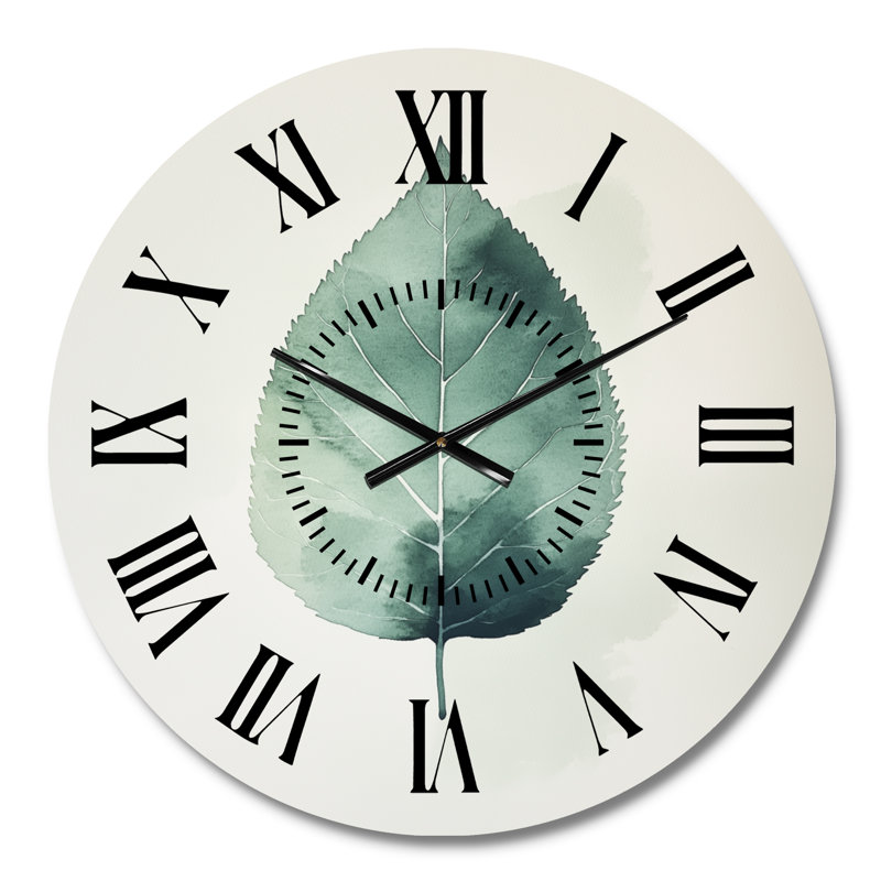 Horloge murale négative en métal, Petit