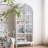 White Solid + Manufactured Wood Display Cases