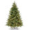 Sapin de Noël floqué et illuminé