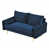 Velours bleu foncé