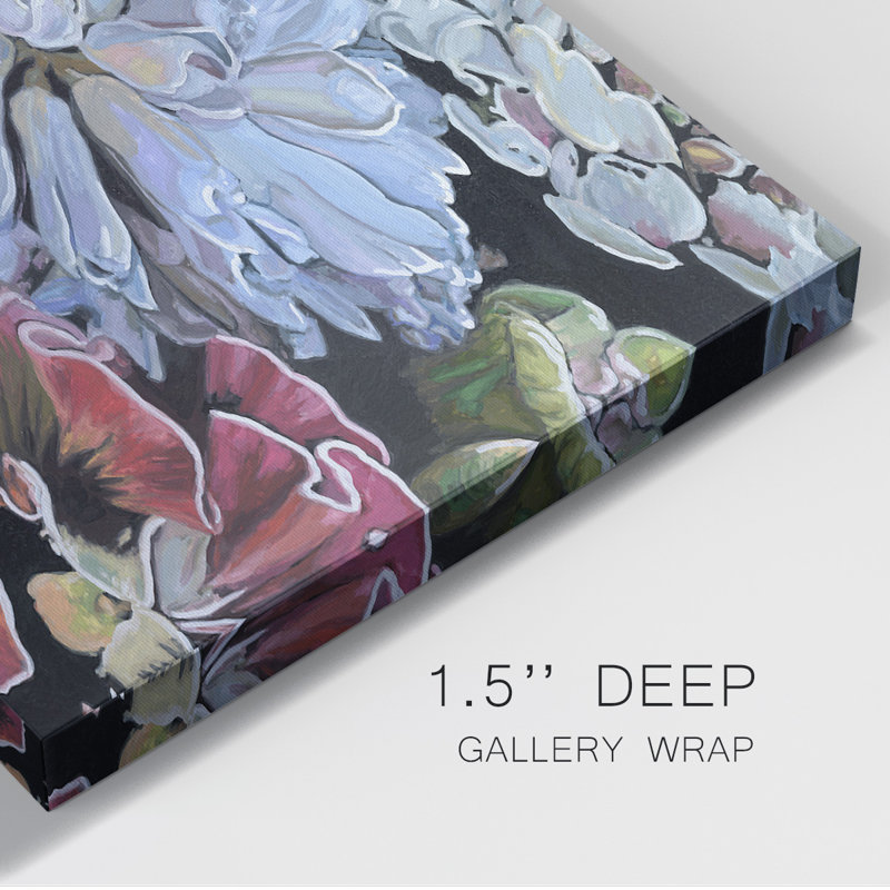 Velours foncé II - impression sur toile tendue, L 18 po x H 12 po