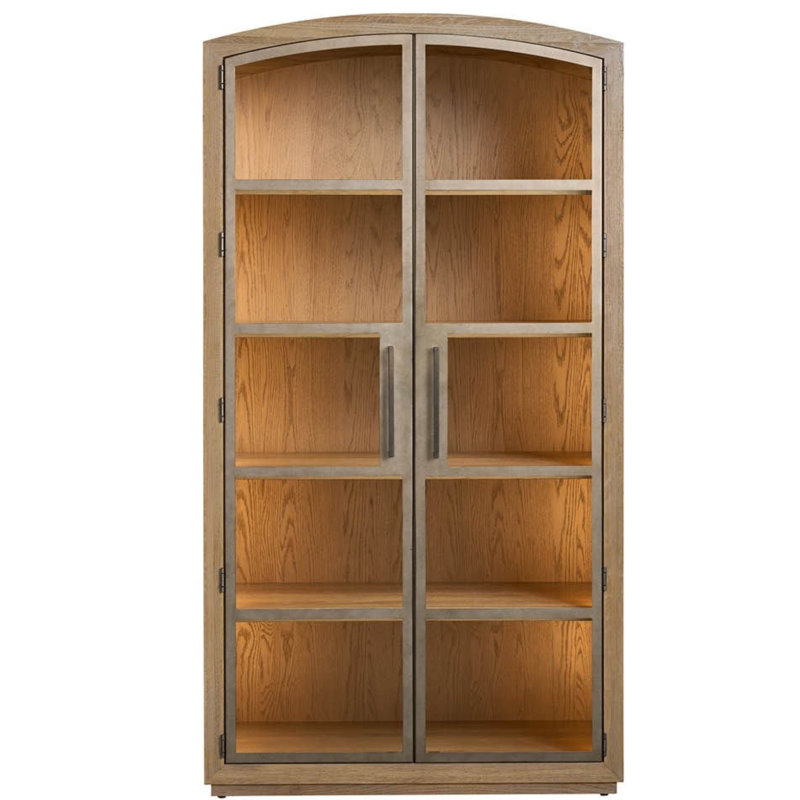 Avaline Scribe Lighted China Cabinet, Skylark