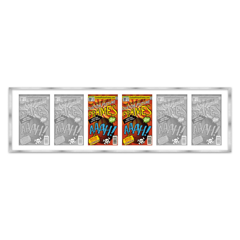 Cadre photo Evalynn, Blanc / argent, 7,75 po x 10,5 po