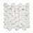 Eterna Hex 1" x 1" Hermes Honeycomb Glass Mosaic Floor and Wall Tile-119116833