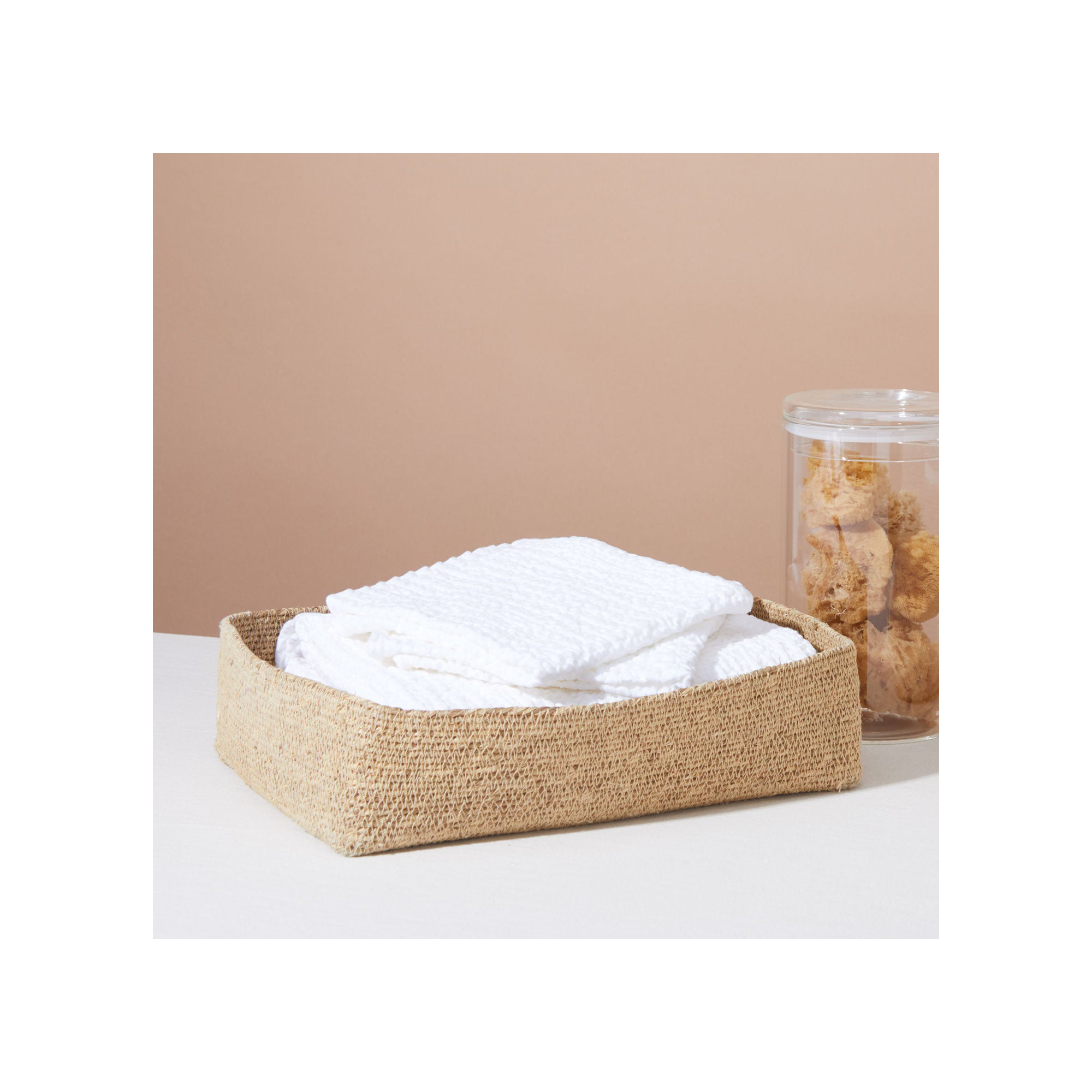 Simple Cotton Hand Towel, White, Hand Towel - 1 Pack