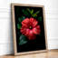 Glowing Hibiscus Botanical - Framed Print-1129645882-1129645879