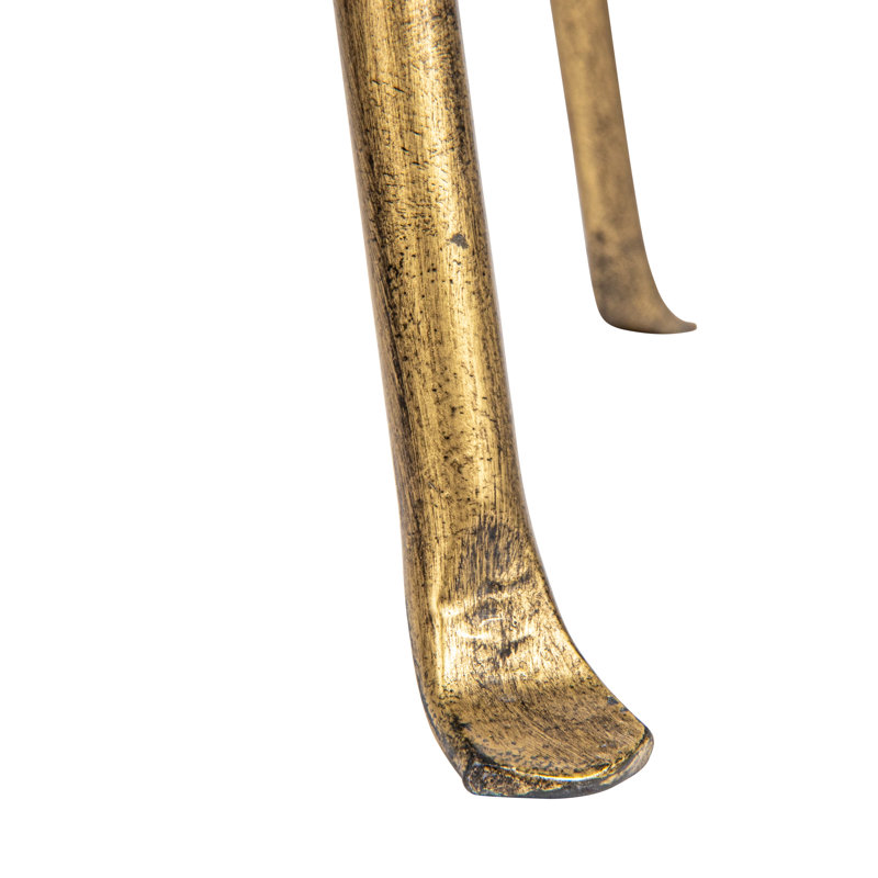 Metal Martini Cocktail Table, Gold