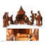 Jesus 14 pièces et crèche en bois kings