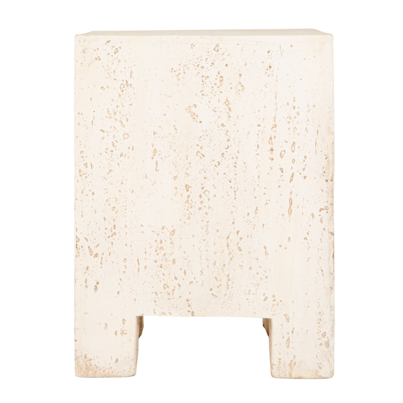 Vargas Magnesium Oxide Indoor Outdoor Square Side Table