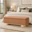 Faux Fur Upholstered Bench with Flip Top