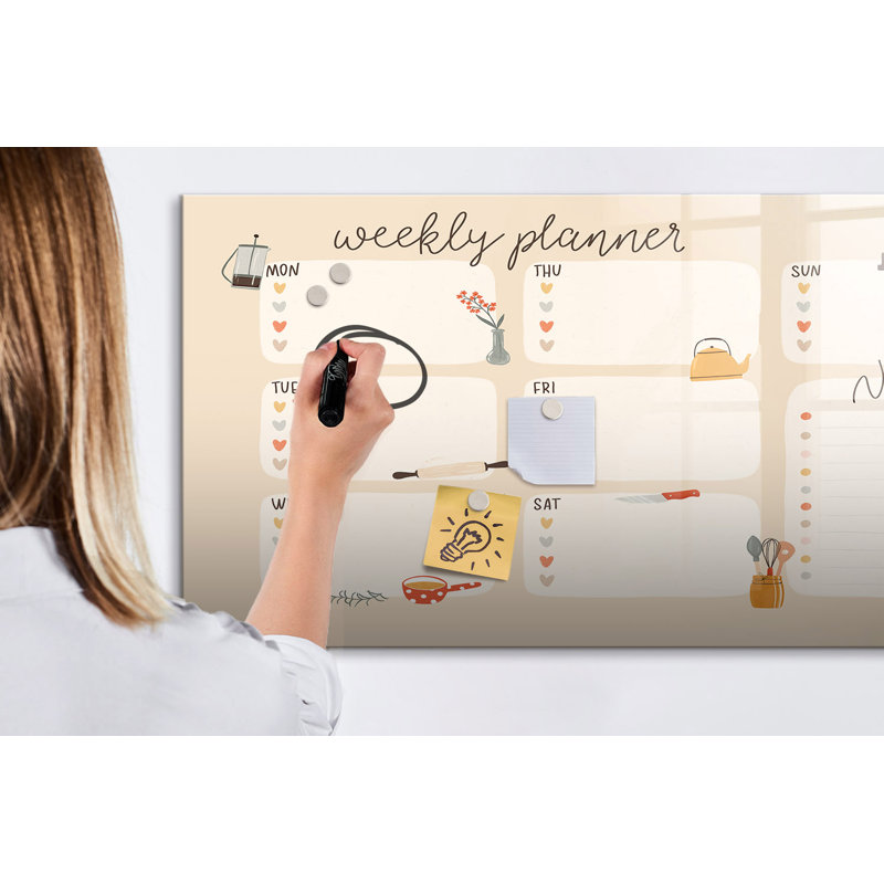 Magnetic Glass Dry Erase Board
