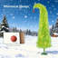 Arbre de Noël fantaisiste, arbre de Noël au crayon avec boule rouge, base en métal, pré-éclairé avec 250 lumières DEL-1161712513