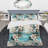 Floral Duvet Cover Set - Seaside Reflections Tropical Pattern-839972244