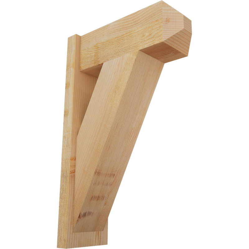 Artisan traditionnel en bois rustique, Sapin Douglas de 8 po (sciage brut), P 20 po x H 32 po